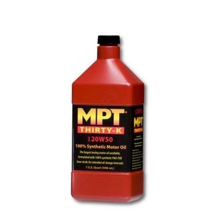 MPT INDUSTRIES MPT THIRTY-K 20W50 100% Synthetic Motor Oil MPT25